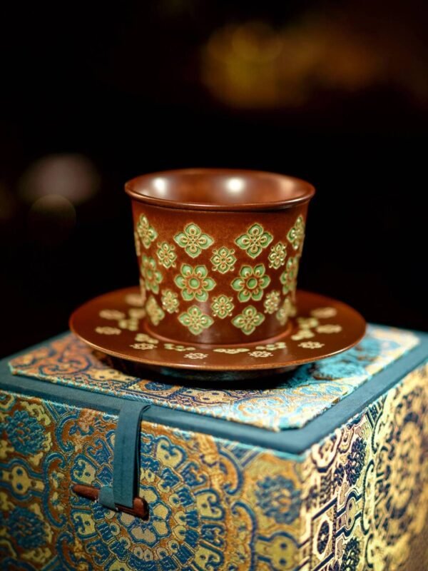 Tang Dynasty Baoxiang Flower | Vintage Ceramic Coffee & Tea Cup-260mL