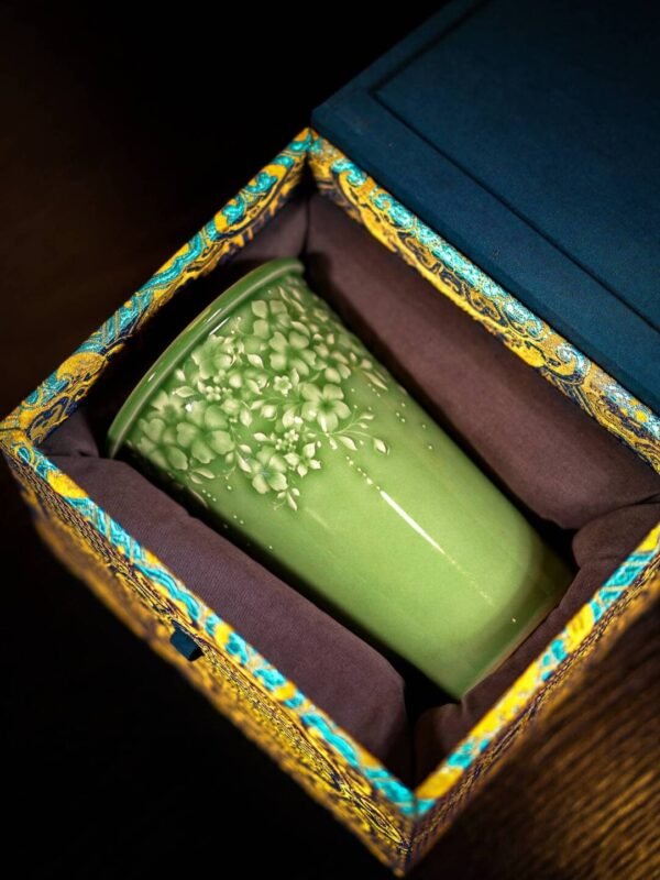 Blooming Flowers | Vintage Ceramic Coffee Cup-230~390mL