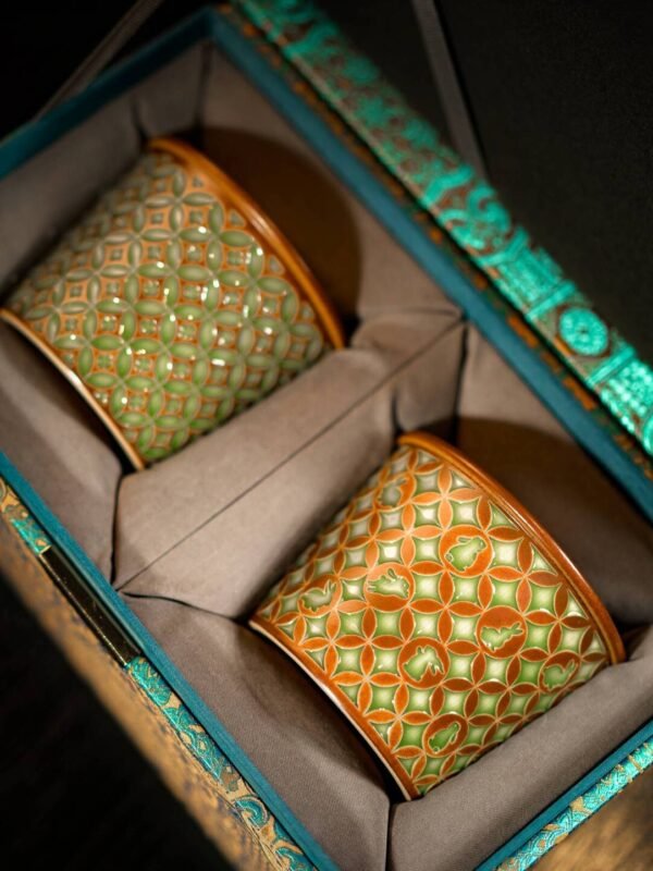 Prosperous Rabbit & Prosperous Flower | Vintage Ceramic Coffee Cup Set-260mL